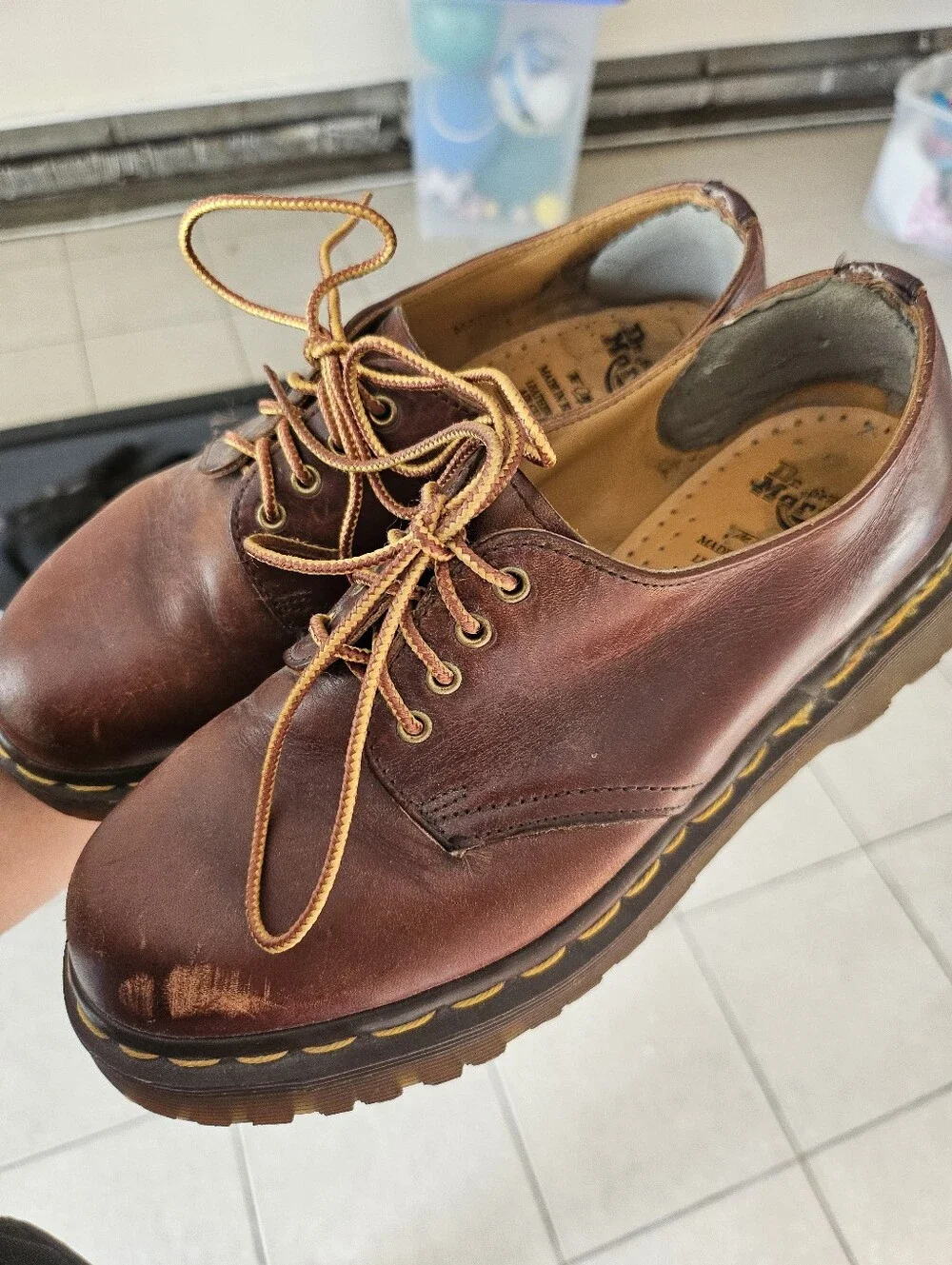 Vintage Dr. Martens Made In England Womens Size 6